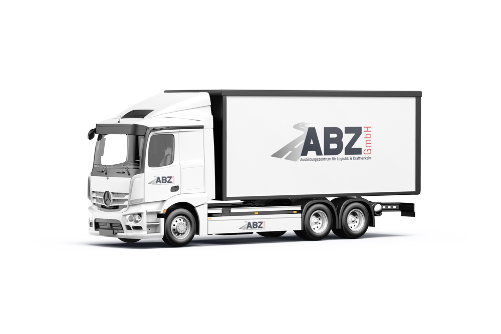 ABZ GmbH Logo auf einem LKW